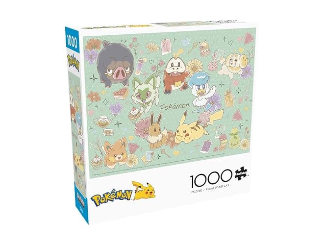 Buffalo Games - Pokemon - Flower Cafe - 1000 Piece Jigsaw Puzzle for Adults -Challenging Puzzle Perfect for Game Nights - Finished Size is 26.75 x 19.75 – Precision-Cut Pieces thumbnail 3