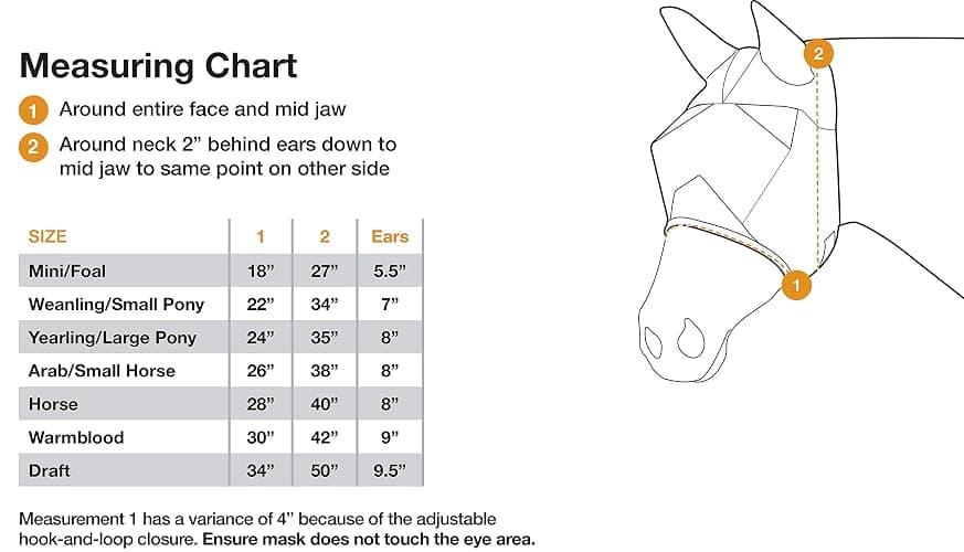 Cashel Crusader Fly Mask, Long Nose with Ears thumbnail 3