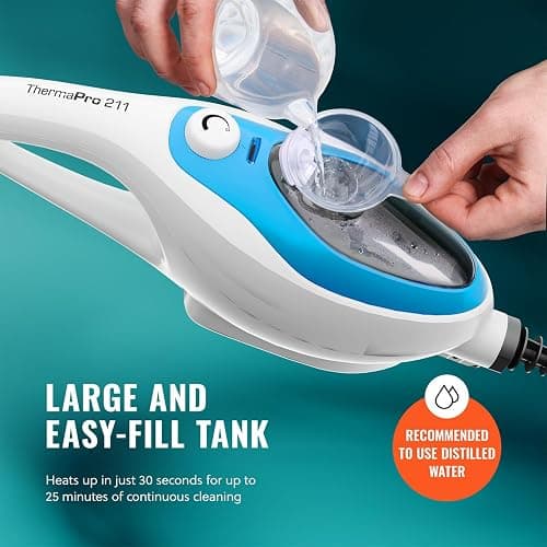 PurSteam 10-in-1 Steam Mop, Floor Steamer with Detachable Handheld Steam Cleaner for Tile, Hardwood Floors thumbnail 8