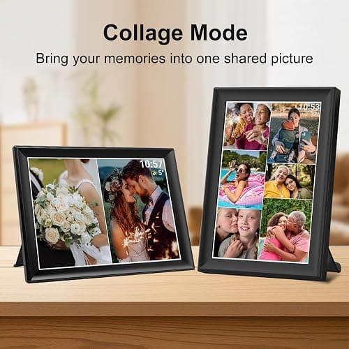 64GB FRAMEO 10.5 Inch Smart WiFi Digital Photo Frame 1920x1280 FHD IPS LCD Touch Screen, Auto-Rotate, 64GB Storage, Support SD Card & USB Drive, Share Moments Instantly via Frameo App from Anywhere thumbnail 5