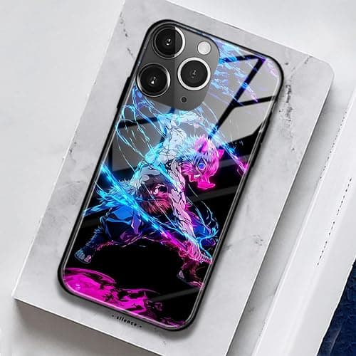 Akatxezy Inosuke Secure Grip Anime Case: Enhanced Texture Manga Design Protective Cover for No-Slip for iPhone 14 thumbnail 3