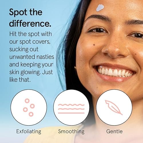 grace & stella Award Winning Pore Strip - Pimple Patches for Face - Hydrocolloid Acne Patches - Absorbs Zits, Reduces Redness - Cute Patches Dermatologist-Tested, Vegan (Multishape, 36 Count) thumbnail 2