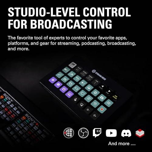 Elgato Stream Deck XL – Advanced Studio Controller, 32 macro keys, trigger actions in apps and software like OBS, Twitch, ​YouTube and more, works with Mac and PC thumbnail 2