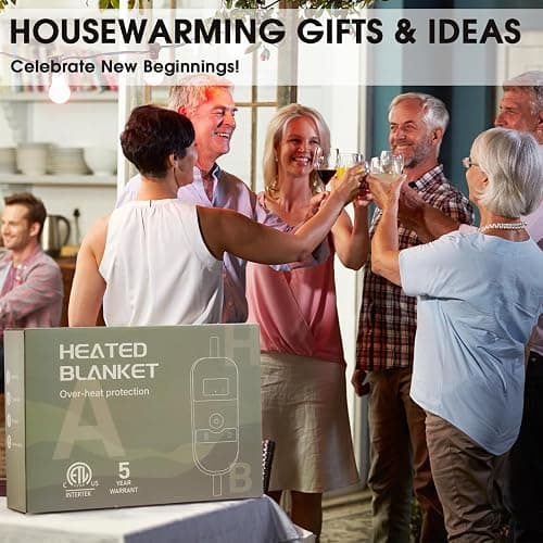 Light Pink Heated Blanket Electric Throw, 50X60 Heating Blanket with 10 Heat Levels & 8 Hours Auto Off for Lap, Checkered Plaid Soft Sherpa Blankets Warmer Gifts for Couch Grandma Women Adults thumbnail 7