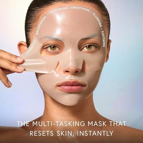 Everything Hydrogel Mask 8 Count, Plumping and Brightening Sheet Mask | Hydrating Face Masks with Triple Hyaluronic Acid, Glutathione & Vegan Collagen, Luxury Skincare by Dr. Barbara Sturm thumbnail 6