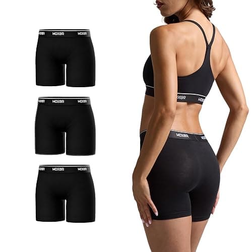 Woxer Boxer Shorts for Women - 5" Baller Boy Shorts Underwear, Soft Modal, Chafe Free - Breathable & Moisture-Wicking - Image 1
