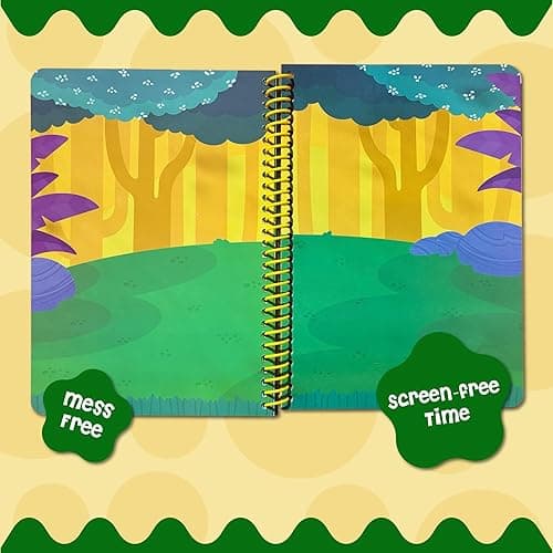 Stick4Ever Jelly Sticker Book - for Kids - Waterproof, Easy to Clean Jelly Stickers - Busy Book for Toddlers with 50 Pcs of Jelly Stickers (Dinosaurs) - Dinosaurs thumbnail 3