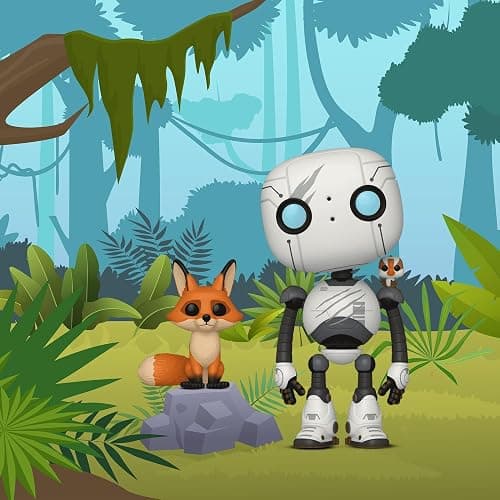 Funko POP! & Buddy: The Wild Robot - Roz with Brightbill & Fink | Official Cartoon/Animation Merch - Collectable Vinyl Figurine for Shelf Display - Birthday Gift Idea for Fans and Collectors thumbnail 2