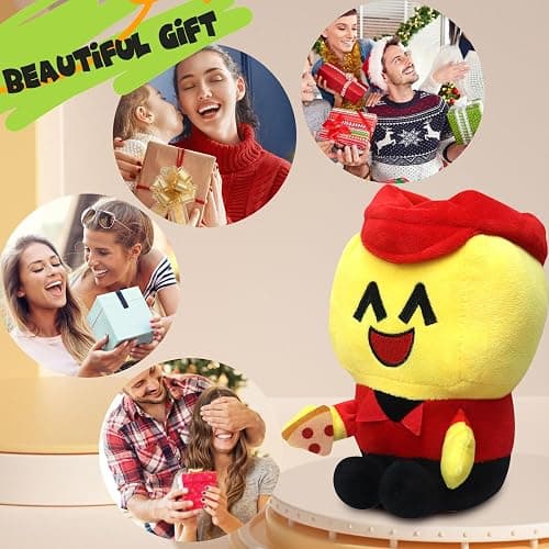 HHWZOH 8 Inch Cartoon Plush, Stuffed Figure Pillow for Room Decor for Video Game Fans thumbnail 6