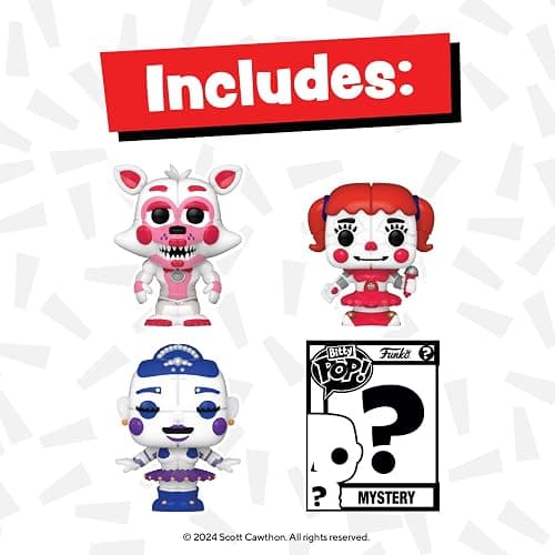 Funko Bitty POP! Five Nights at Freddy's (FNAF)- Ballora and A Surprise Mystery Mini Figure - 0.9 Inch (2.2 Cm) Collectable - Gift Idea - Cake Topper thumbnail 3