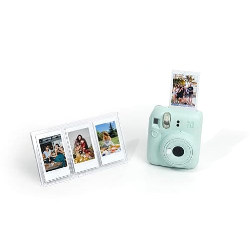 Leonuliy 3 Grids Clear Mini Photo Vertical Frame for Polaroid Fujifilm Instax Mini 8 9 11 12 EVO/NONS SL42 SL645 Instant Films. thumbnail 5