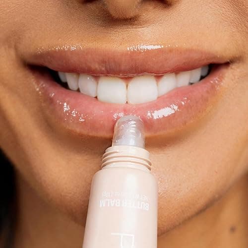 Palladio Butter Balm - Hydrating Lip Balm with Sheer Tint, Aloe, Peptides, Shea Butter, and Vegan Formulation for Instant Moisture, Shine, and Soothing Lip Care, French Vanilla thumbnail 5