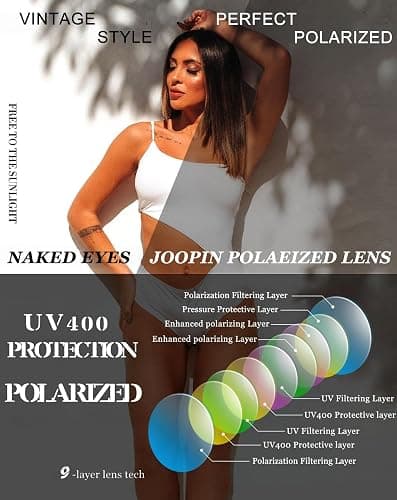 Joopin Oversized Sunglasses Womens Trendy Polarized Large Driving Sun Glasses Ladies UV Protective Big Sunnies Shades thumbnail 5