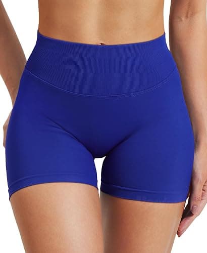 VOYJOY Women Workout Impact Shorts 2.5"/ 3.6"/ 4.5"/ 6" Scrunch Butt Lifting Gym Seamless Booty Biker Shorts thumbnail 3