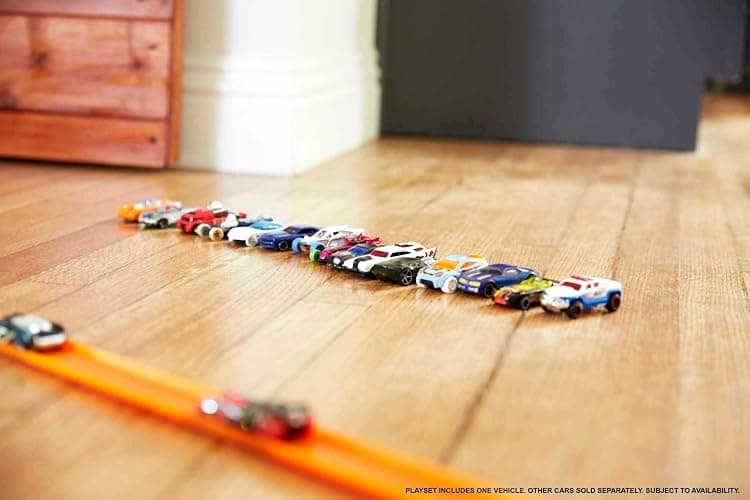 Hot Wheels Toy Cars or Trucks 10-Pack, Amazon Set of 10 1:64 Scale Vehicles for Kids & Collectors (Styles May Vary) thumbnail 2