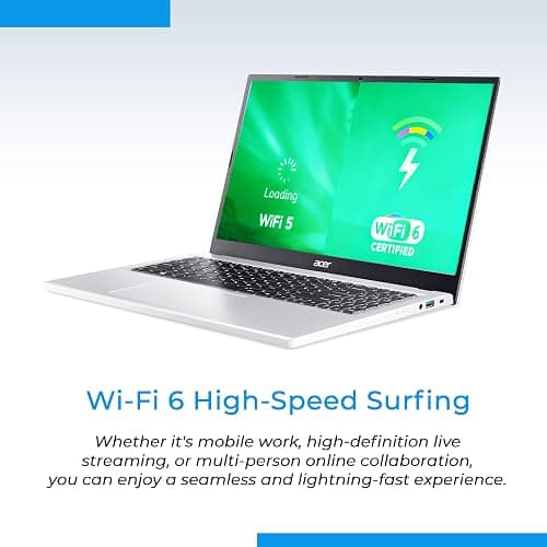 acer Aspire 3 Laptop | 15.6" FHD Display | AMD Ryzen 7 5700U 8-Core Processor | 8GB RAM, 256GB SSD | Windows 11 Pro | Fast Wi-Fi, Business | School & Daily Use thumbnail 5