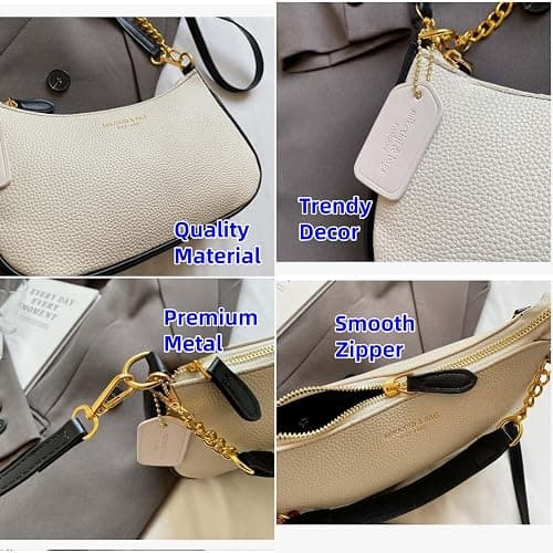 VTYFRY Crossbody Bags for Women Trendy Crescent Shoulder Underarm Small Purse Retro Classic Hobo Clutch Handbag Fashion Y2K thumbnail 5