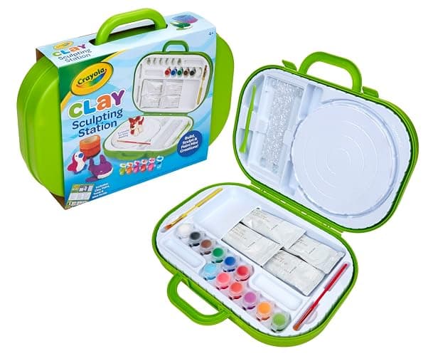 Crayola Clay Sculpting Station, Kids Clay, Sculpting Material, Craft kit, Art Set for Kids, Gift for Boys & Girls, Ages 6+ thumbnail 3