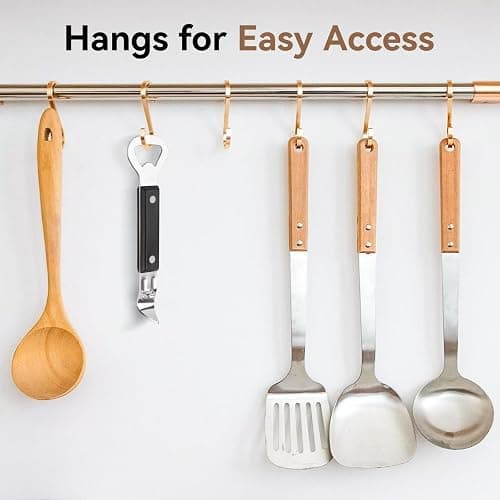 Anyongora Can Punch Opener with Non-Slip Handle, 2-in-1 Stainless Steel Beer Bottle and Can Opener, Rust-Resistant and Compact, for Kitchen, Bar, Camping thumbnail 5