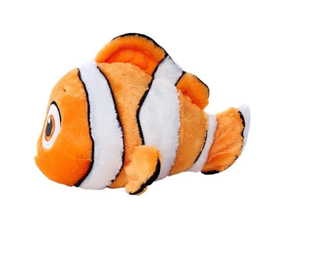 Simba Toys Disney Pixar Flufflets Nemo Peluche (25 cm) Poisson Clown Douillet du Monde de Nemo – Peluche Douce avec Palmes – pour Enfants à partir de 0 Ans thumbnail 3