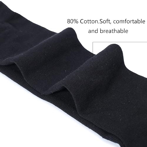 Leotruny 3 Pairs Women's Cotton Opaque Knee High Socks thumbnail 6