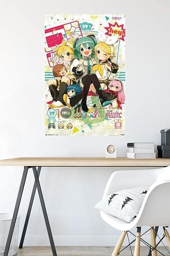 Trends International Hatsune Miku Hey Wall Poster 22.375" X 34" thumbnail 4