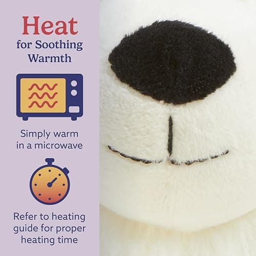 warmies Microwavable & Weighted Stuffed Animals, Seal - Heated Stuffed Animal Plushie for Warmth & Comfort - Cute Soft Plush Toys for Adults & Children (Boys, Girls, Babies & Toddlers) thumbnail 4