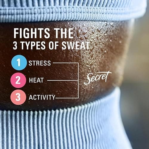 Secret Clinical Strength 100HR Sweat & Odor, Clear Gel Antiperspirant Deodorant for Women, 3X Stress Protection with Hyaluronic Acid, PH Balancing Minerals, Completely Clean Scent, 2.6 oz thumbnail 2