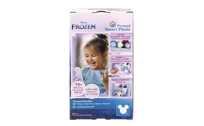 eKids Disney Frozen Toy Phone for Kids, Toddler Toys with Preschool Learning Activities Designed for Fans of Frozen Toys thumbnail 8