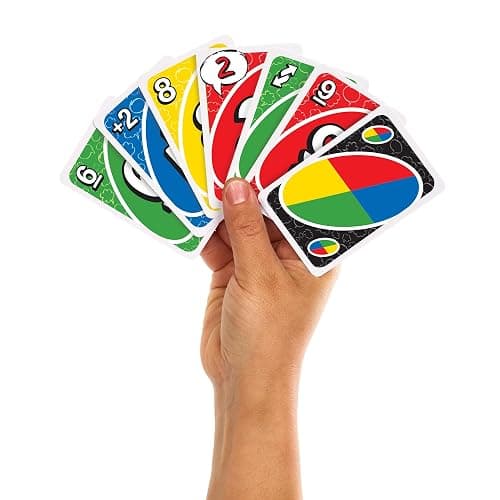 Mattel Games UNO House Rules Card Game for Kids, Adults, Families, Game Night & Parties, Players Can Make Up Rules thumbnail 3