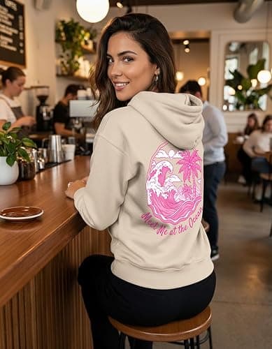 Tstars Volleyball Hoodies Gifts for Teen Girls Women Fans Team Players Love Sweatshirt Hoodie thumbnail 3