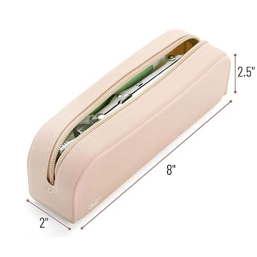 Mr. Pen- Silicone Pencil Case, Aesthetic Pencil Bag for Women, Makeup Pouch | Multifunctional Pouch for Stationery, Cosmetics and Electrical Goods Storage thumbnail 3