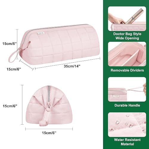 KarSyon Hair Tools Reisetasche Organizer für Dyson Airwrap Case Holder Shark Haartrockner Flex Style Airstraight Brush Revlon Aufsätze Tragetasche Flache Lockenstab Taschen (Rosa) thumbnail 3