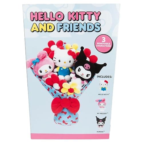 Jazwares Hello Kitty and Friends - 12-inch Plush Celebration Bouquet - 9 Plush Included - Officially Licensed Sanrio Product from thumbnail 10