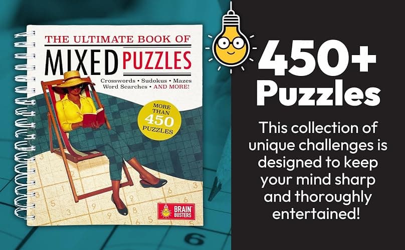 The Ultimate Book of Mixed Puzzles: More than 450 Puzzles for Adults Including Word Searches, Crosswords, Sudoku, Mazes and More! (Part of the Brain Busters Puzzle Collection) thumbnail 3