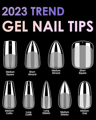 Medium Round Nail Tips,120PCS Pre Almond Round Buff Full Cover Shaped Nail Extenison Tips Half Matte Gel Nail Tips Acrylic False Nail Tips thumbnail 4