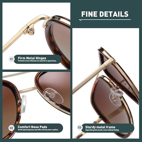 Polarized Aviator Sunglasses for Women thumbnail 2