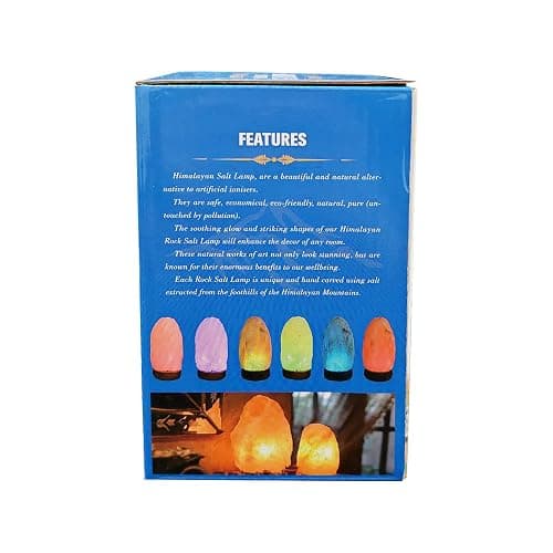 gudong Himalayan Crystal Rock Salt Lamp 16 Colors with Remote Control Prime Quality 100% Original Natural USB Pink Himalayan Salt Lamp,Handcrafted with Wooden Base (4.7 inch 1.5 lbs) thumbnail 13