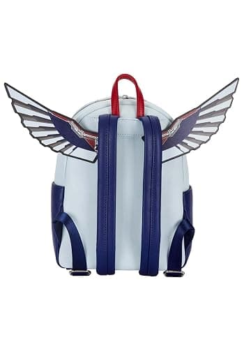 Loungefly Marvel Falcon Captain America Cosplay Mini Backpack Captain America One Size thumbnail 5