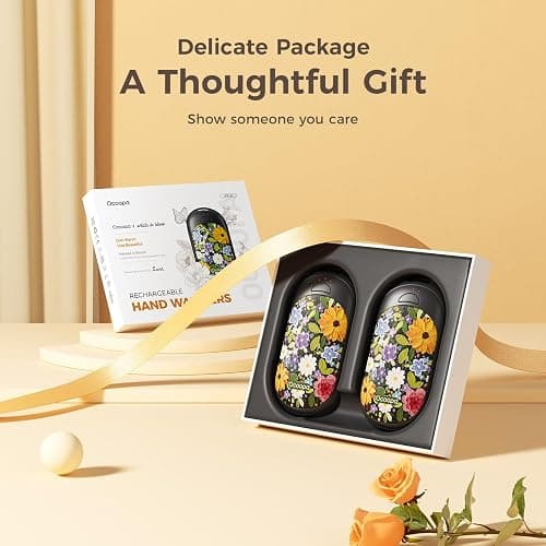 OCOOPA Magnetic Hand Warmers Rechargeable 2 Pack, Electric Handwarmers, Smart Heating UL Certified, 3-Settings,Portable Heater, Ultra Slim Pocket, Hunting Essentials, Gifts for Christmas Men, UT3 Lite thumbnail 7
