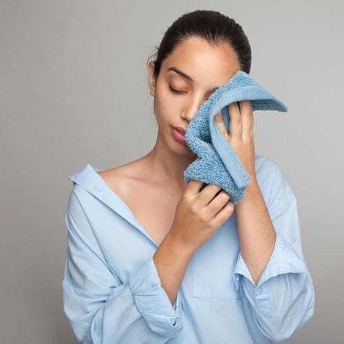 Infinitee Xclusives 100% Cotton Luxury Wash Cloths for Showering - 12 Pack | Washcloths [13x13] - Soft and Absorbent Face Towels for Bathroom Wash Clothes - Gym, Spa & Hotel Use thumbnail 2