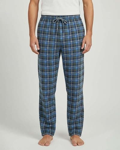Real Essentials 3 Pack: Men's Fleece Pajama Pants Loungewear Soft Pj Bottoms Sleepwear Pockets (Big & Tall Available) thumbnail 2