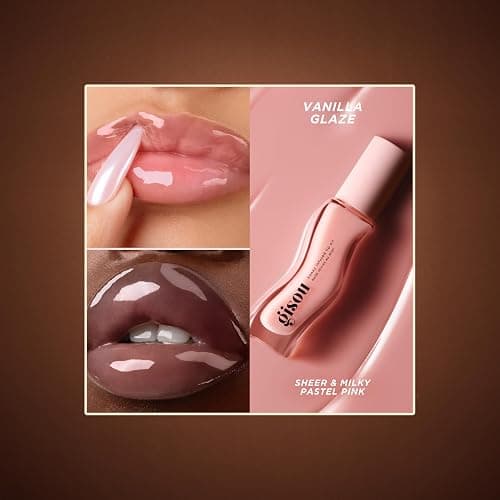 Gisou Honey Infused Hydrating Lip Oil, Nourishing Lip Moisturizer for Dry Lips (Vanilla Glaze) thumbnail 3