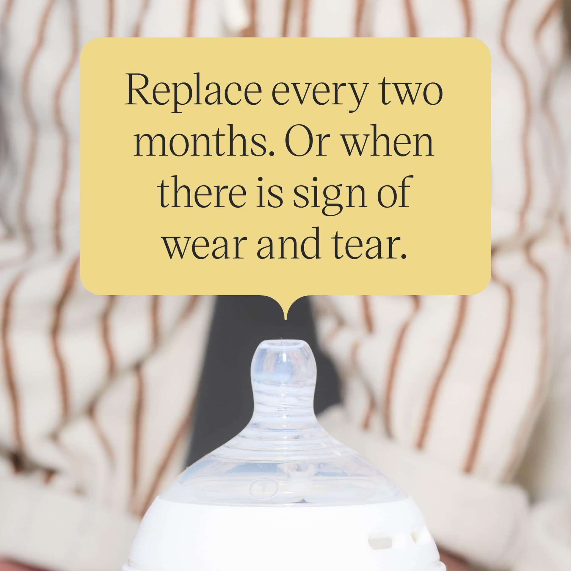 Tommee Tippee Natural Start Baby Bottle Teats, Medium Flow, 3 and up Months, Breast-Like for a Natural Latch, Anti-Colic Valve, Soft Silicone, Pack of 2 thumbnail 6