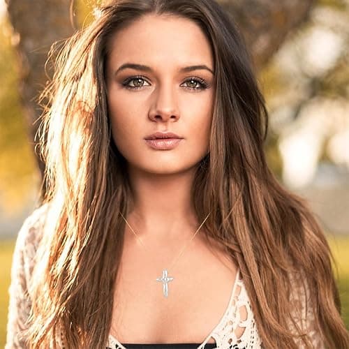 Pearl Cross Necklace for Women Baroque Freshwater Pearl Cross Pendant Necklace Minimalist Jewelry thumbnail 5