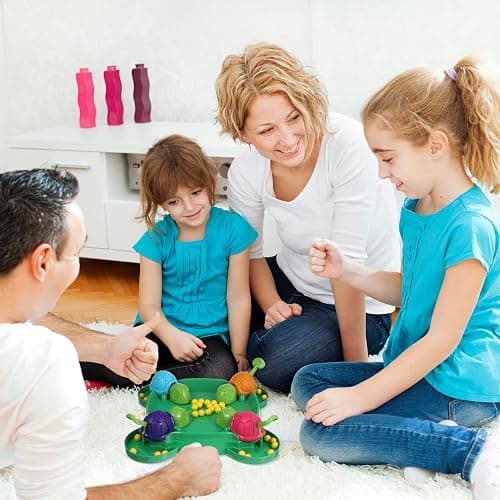 Amosfun SchildkröTen Spielzeug Kinder Tischspiel Mit 36 Bohnen Interaktives SchildkröTe Spiel FüR 2-4 Spieler Lustiges Intelligentes Brettspiel FüR Kinder Und Familie 9.84X9.84X3.15 Zoll thumbnail 7