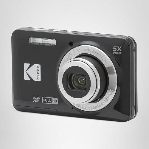 KODAK PIXPRO FZ55 16MP Compact Digital Camera, 5X Optical Zoom, Black | 1080p Full HD Video, 28mm Wide Angle Lens, 2.7 Inch LCD, Point and Shoot, Vlogging Camera, Li-Ion Battery thumbnail 10