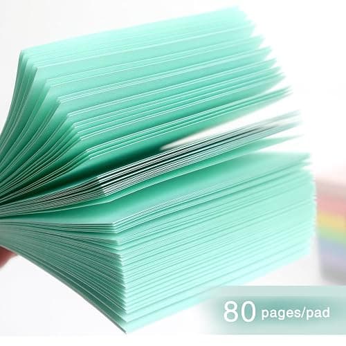 Sticky Notes 3x3 Inch, 8 Pads Light Colors Self-Adhesive, 8 Assorted Pastel Colors, 80 Sheets/Pad, Reusable Notepads for Office, School, and Home thumbnail 4