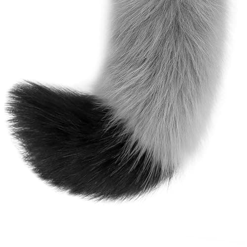 SMILETERNITY Faux Fur Furry Animal Cat Fox Tail for Halloween Party Cosplay Costume Accessories thumbnail 4