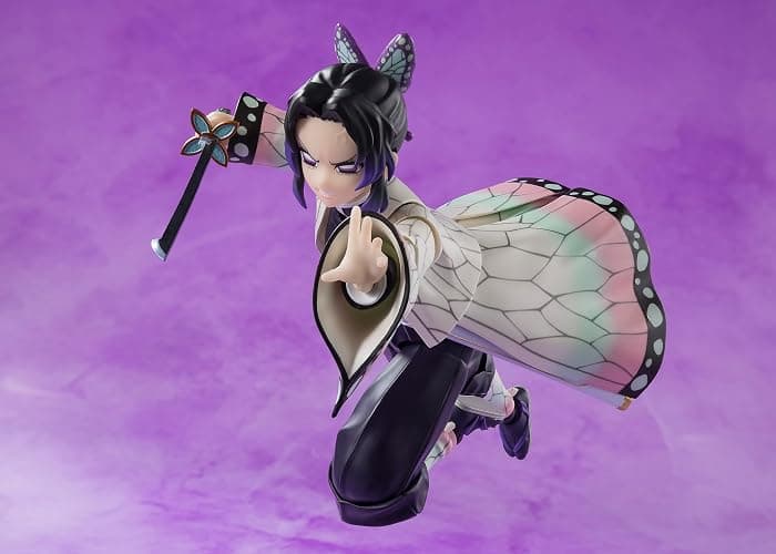 TAMASHII NATIONS - Demon Slayer: Kimetsu no Yaiba - Shinobu Kocho S.H.Figuarts Action Figure | Demon Slayer Kimetsu No Yaiba 6 Inch Action Figure S.H. Figuarts - Shinobu Kocho thumbnail 5